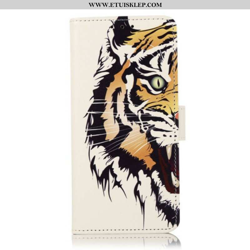 Etui Folio do Google Pixel 6 Pro Zaciekły Tygrys